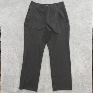 Duluth Trading Co Women's Medium X 31 Gray Pull on Pants Rayon Blend Comfort‎